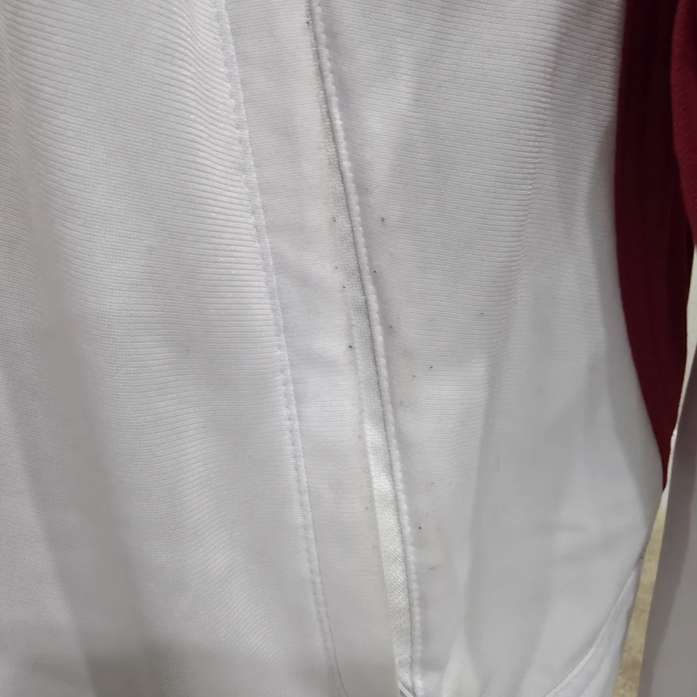 Reebok SF 49ers White and Red Team Apparel Jacket - Picture 7 of 8